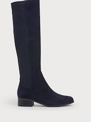 LK Bennett Blue Bella Stretch Knee Boots - Image 1 of 1