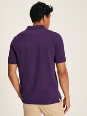 Joules Woody Purple Cotton Polo Shirt - Image 2 of 6