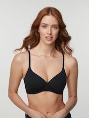 Negro/blanco/rosa nude pastel - Pack de 3 sujetadores en mezcla de algodón Ultimate Comfort - Imagen 3 de 7