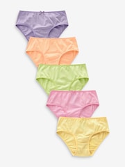 Multi Pastel Briefs 5 Pack (1.5-16yrs) - Image 1 of 1