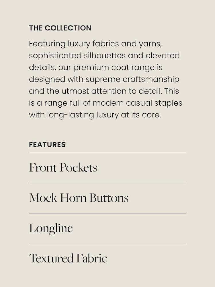 Brown Longline Check Coat - Image 3 of 8