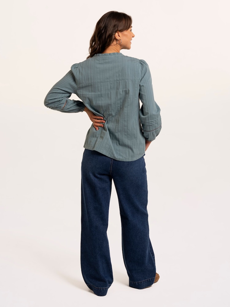 Brakeburn Green Joy Blouse - Image 2 of 6 Brakeburn Green Joy Blouse - Image 2 of 6