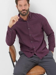 FatFace Purple Tadlow Shirt - Image 1 of 5