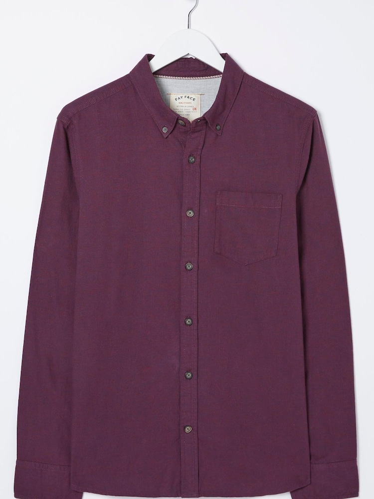 FatFace Purple Tadlow Shirt - Image 5 of 5