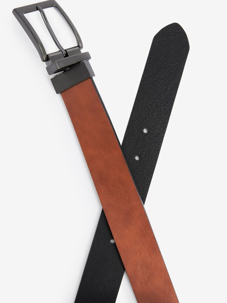 Tan/Noir - Ceinture réversible - Image 4 of 5