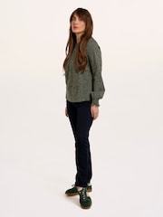 Brakeburn Brenda Smock Front Printed Long Sleeve T-Shirt - Image 3 sur 6