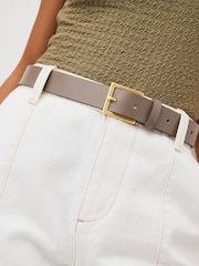 Mink Brown Leather Jeans Belt - Image 2 of 4