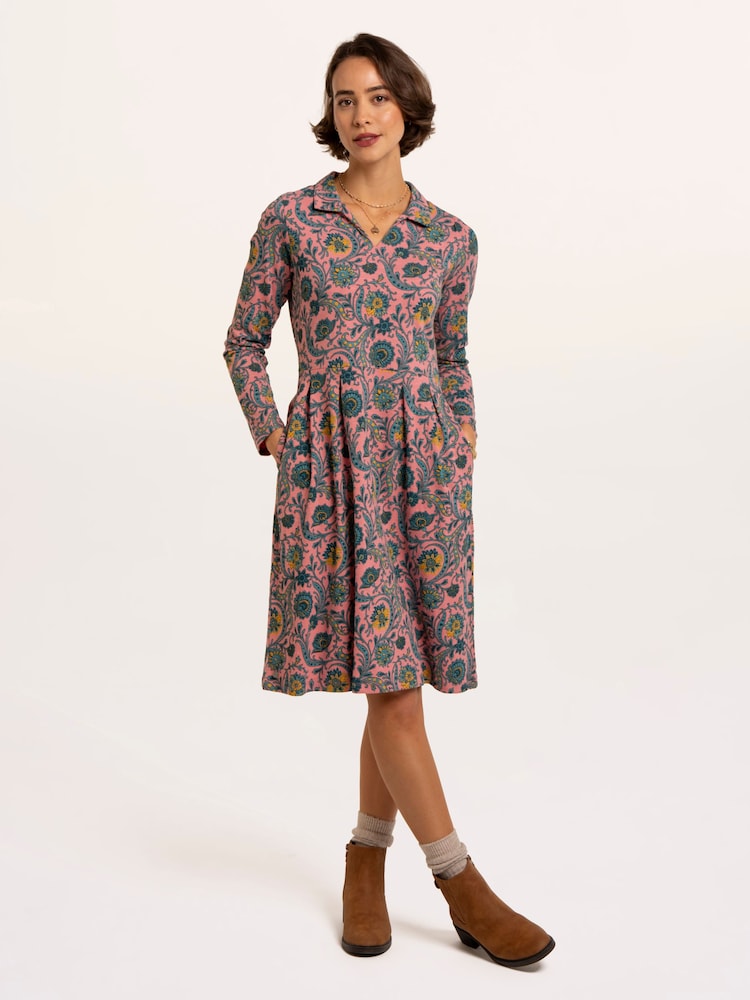 Brakeburn Pink Lawson Dress - Image 1 of 6 Brakeburn Pink Lawson Dress - Image 1 of 6