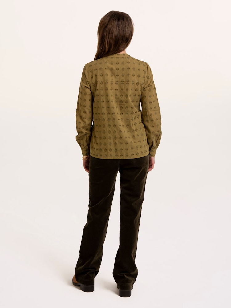 Brakeburn Green Pietra Blouse - Image 2 of 5 Brakeburn Green Pietra Blouse - Image 2 of 5