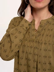 Brakeburn Green Pietra Blouse - Image 4 of 5