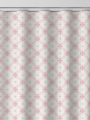 Laura Ashley Coral Pink Wickerwork Made to Measure 100% Cotton Curtains - Image 8 of 9