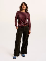 Brakeburn Branksome Thick And Thin Stripe Long Sleeve T-Shirt - Image 5 sur 6
