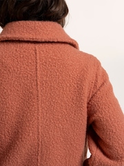 Brakeburn Pink Bloucle Collared Coat - Image 6 of 6