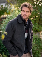 Brakeburn Grey Barkingside Zip Through Jacket - Image 1 of 6