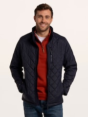 Brakeburn Blue Barons Diamon Quilted Jacket - Image 1 of 6
