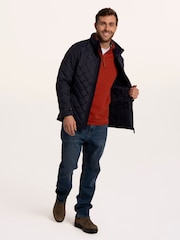 Brakeburn Blue Barons Diamon Quilted Jacket - Image 6 of 6