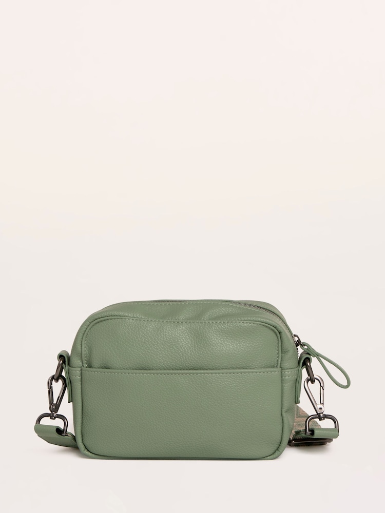 Brakeburn Green Sabine Box Cross-Body Bag - Image 2 of 6 Brakeburn Green Sabine Box Cross-Body Bag - Image 2 of 6