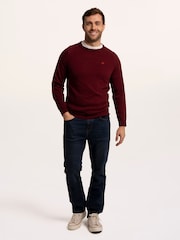 Brakeburn Brown Brentwood Crew Neck Knitted Jumper - Image 1 of 6