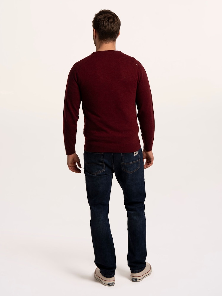 Brakeburn Brown Brentwood Crew Neck Knitted Jumper - Image 2 of 6 Brakeburn Brown Brentwood Crew Neck Knitted Jumper - Image 2 of 6