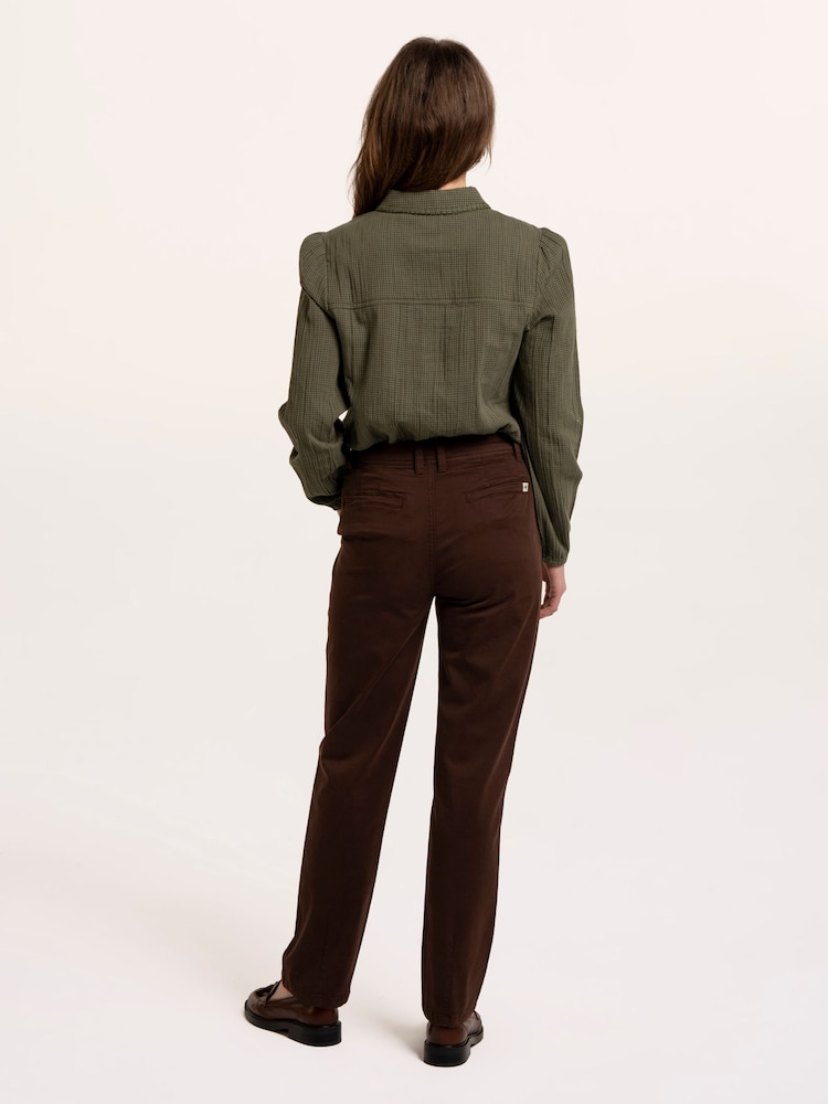 Brakeburn Brown Blake Trousers - Image 2 of 6 Brakeburn Brown Blake Trousers - Image 2 of 6