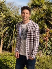 Brakeburn Pink Elverson Check Shirt - Image 1 of 6