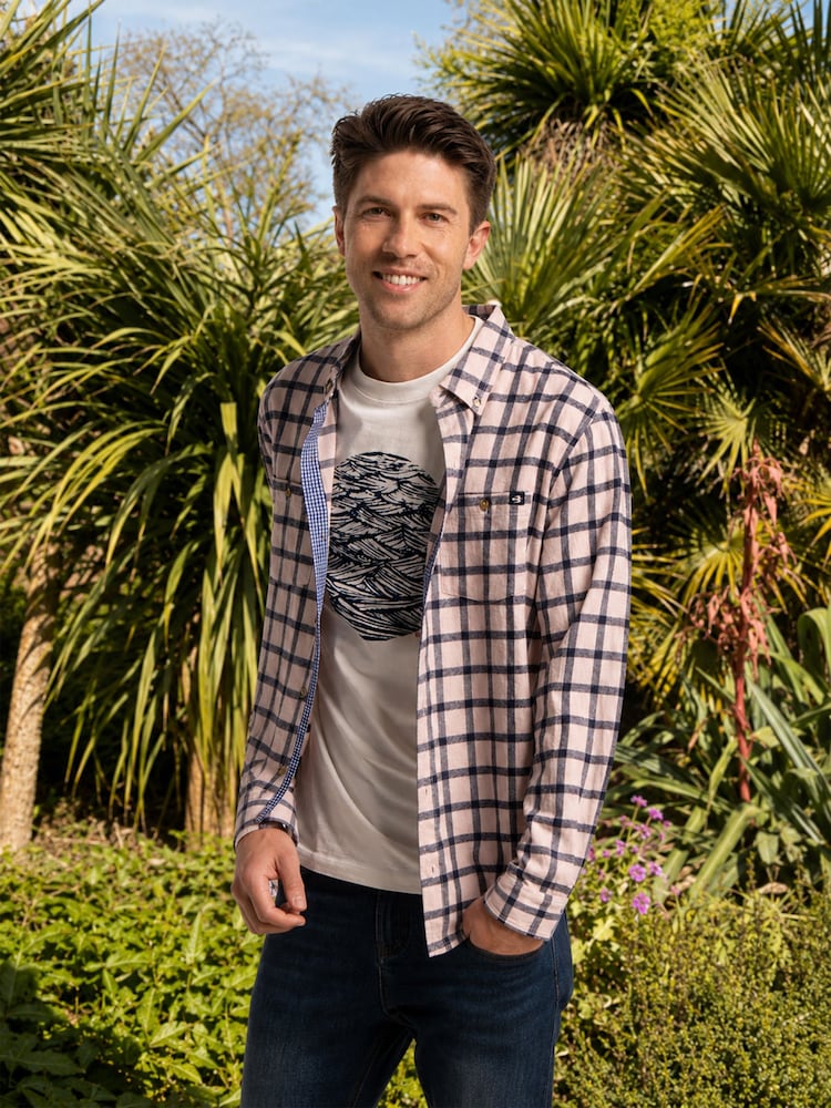 Brakeburn Pink Elverson Check Shirt - Image 1 of 6 Brakeburn Pink Elverson Check Shirt - Image 1 of 6