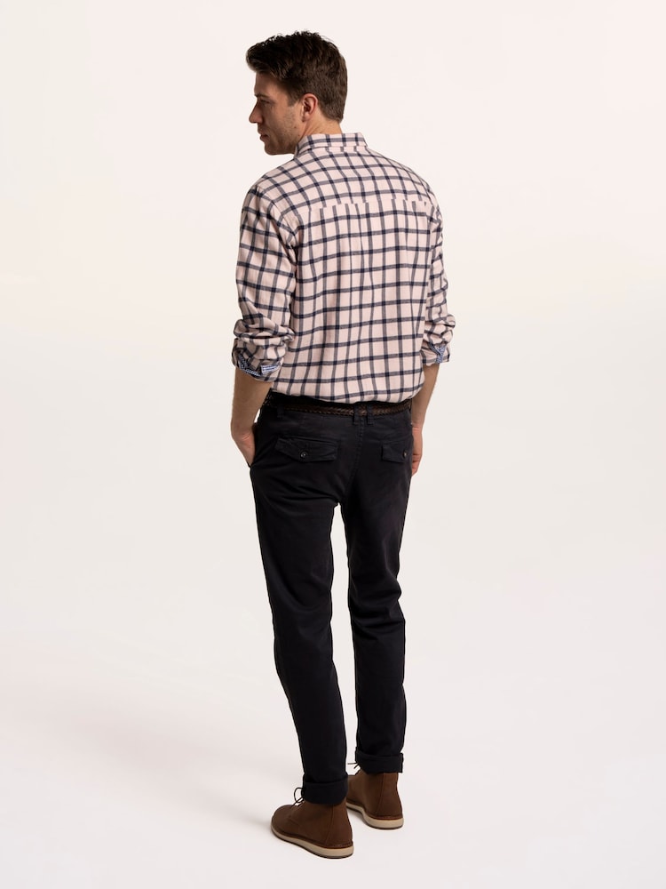 Brakeburn Pink Elverson Check Shirt - Image 2 of 6 Brakeburn Pink Elverson Check Shirt - Image 2 of 6