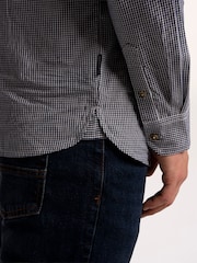 Brakeburn Blue Eastcote Gingham Shirt - Image 6 of 6