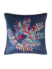 Clarissa Hulse Blue Cascading Kaleidoscope Cushion - Image 2 of 3