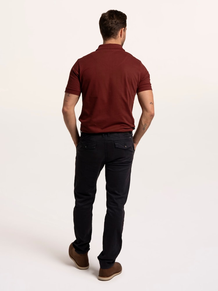 Polo Brakeburn Saintbury en piqué - Image 2 sur 6