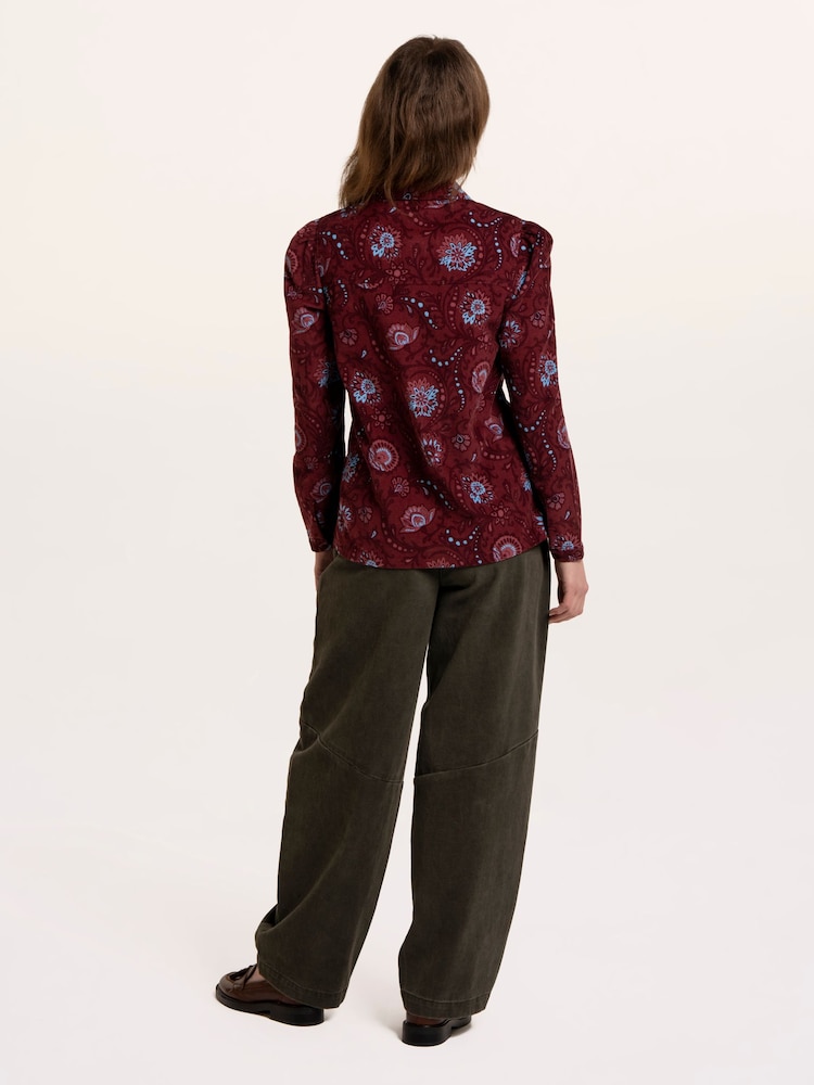 Brakeburn Brown Rania Blouse - Image 2 of 6 Brakeburn Brown Rania Blouse - Image 2 of 6