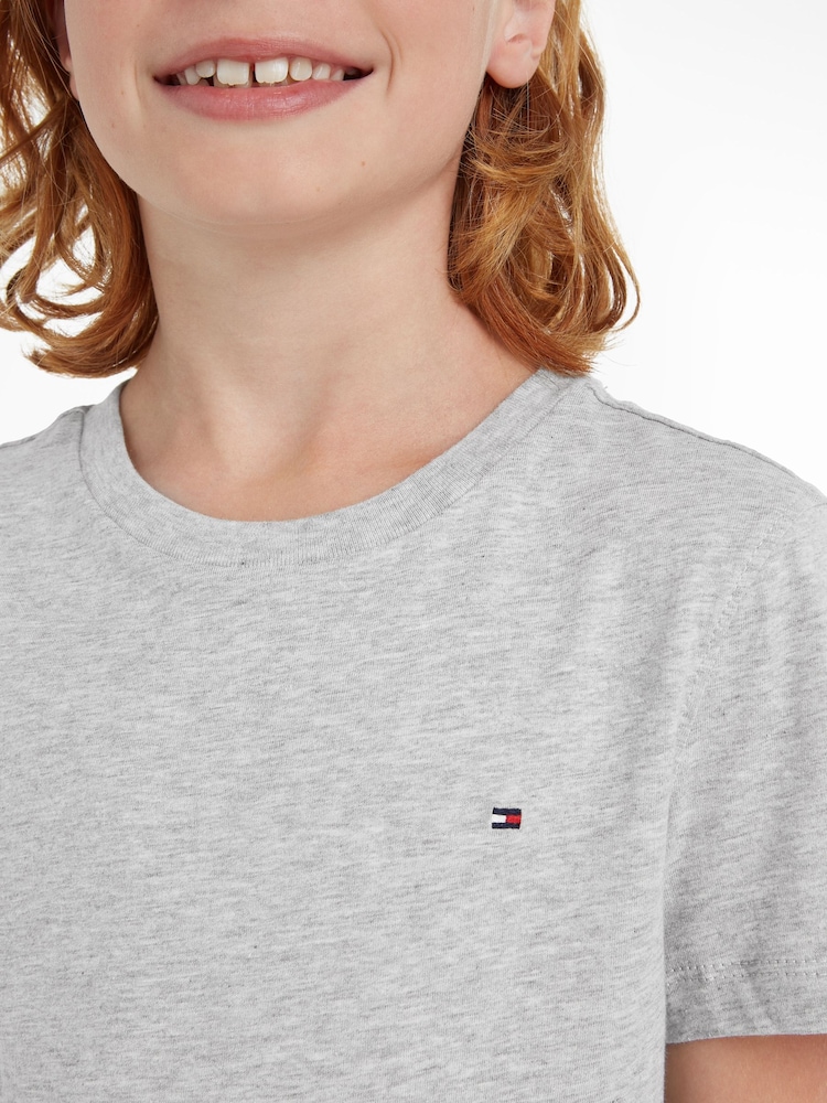 Gris - T-shirt classique Tommy Hilfiger - Image 3 of 6