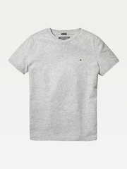 siva - Majica Tommy Hilfiger Basic - Slika 4 iz 6