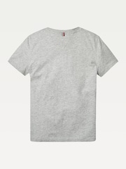 siva - Majica Tommy Hilfiger Basic - Slika 5 iz 6