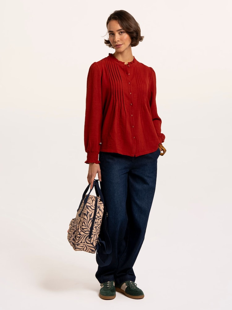 Brakeburn Red Lea Blouse - Image 6 of 6 Brakeburn Red Lea Blouse - Image 6 of 6