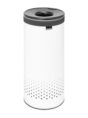 Brabantia White Laundry Bin 35L With Plastic Lid - Image 2 of 4