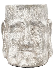 Gallery Home White Cabazon Antique Head Planter Pot Large - Image 1 of 9