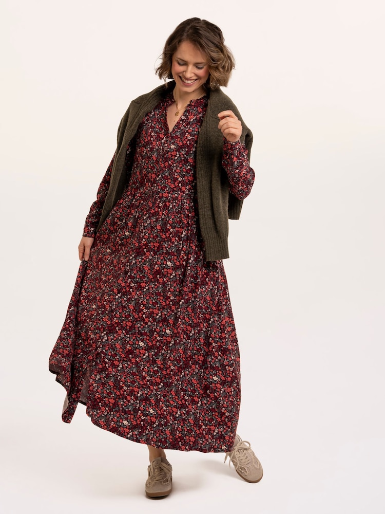 Brakeburn Brown Ula Dress - Image 1 of 6 Brakeburn Brown Ula Dress - Image 1 of 6