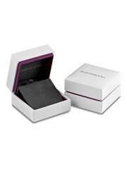 Beaverbrooks Sterling Silver Cubic Zirconia Hoop Earrings - Image 3 of 3