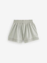 Mehrfarbig - Neutrale Shorts mit Lochstickerei 3er-Pack (3 bis 16 Jahre) - Bild 2 von 3