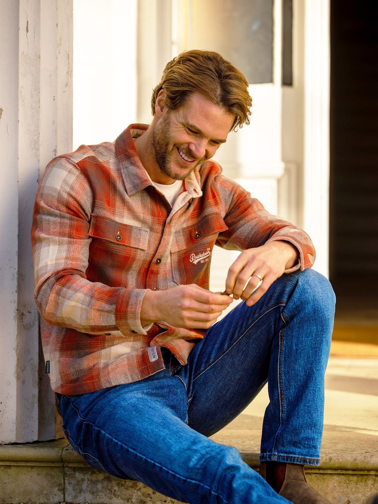 Brakeburn Brown Gunnersbury Check Shirt - Image 1 of 6 Brakeburn Brown Gunnersbury Check Shirt - Image 1 of 6
