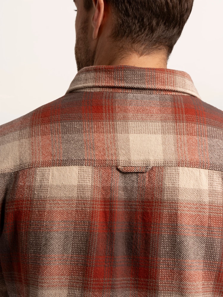 Brakeburn Brown Gunnersbury Check Shirt - Image 6 of 6 Brakeburn Brown Gunnersbury Check Shirt - Image 6 of 6