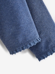 Blue Denim Lace Trim Leggings (3mths-7yrs) - Image 3 of 3