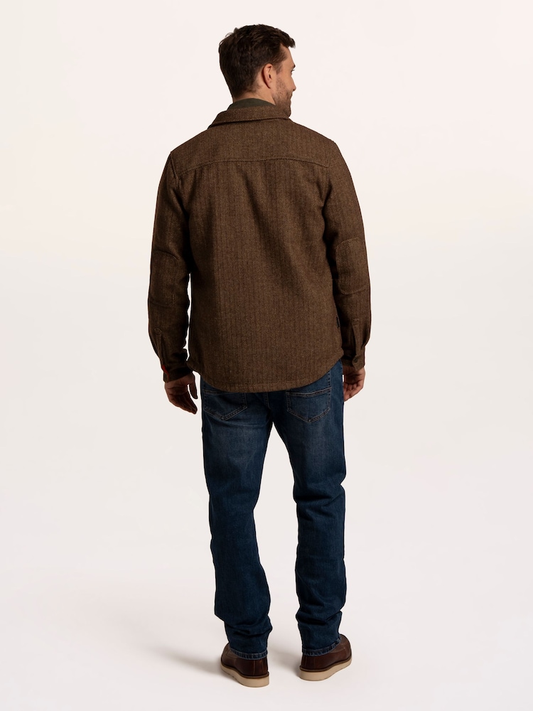 Brakeburn Farringdon Herringbone Overshirt - 6суретінің 2 суреті
