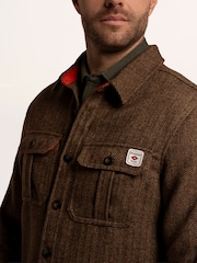 Brakeburn Farringdon Herringbone Overshirt - 6суретінің 4 суреті