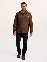 Brakeburn Farringdon Herringbone Overshirt - 6суретінің 5 суреті