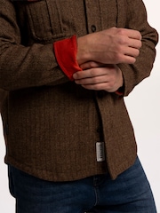 Brakeburn Farringdon Herringbone Overshirt - 6суретінің 6 суреті