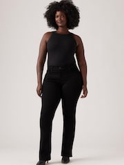 Weiches Schwarz - Levi's® 315™ Figurformende Bootcut-Jeans - Bild 8 von 10