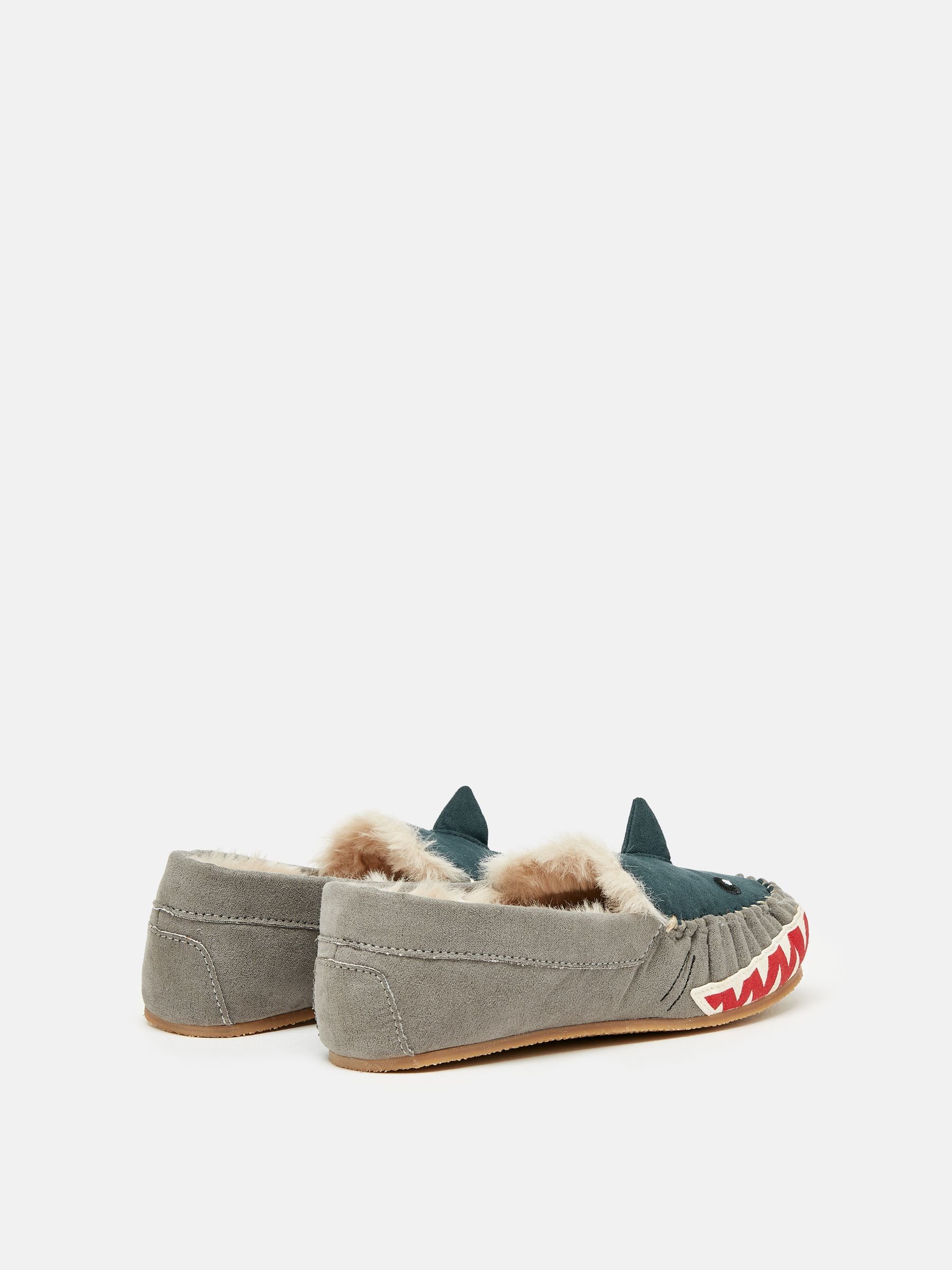 Buy Joules Boys Quinn Navy Shark Moccasin Slippers from Next Austria