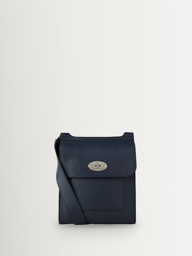 Mulberry Blue Antony Small Classic Grain Bag - Image 1 of 7